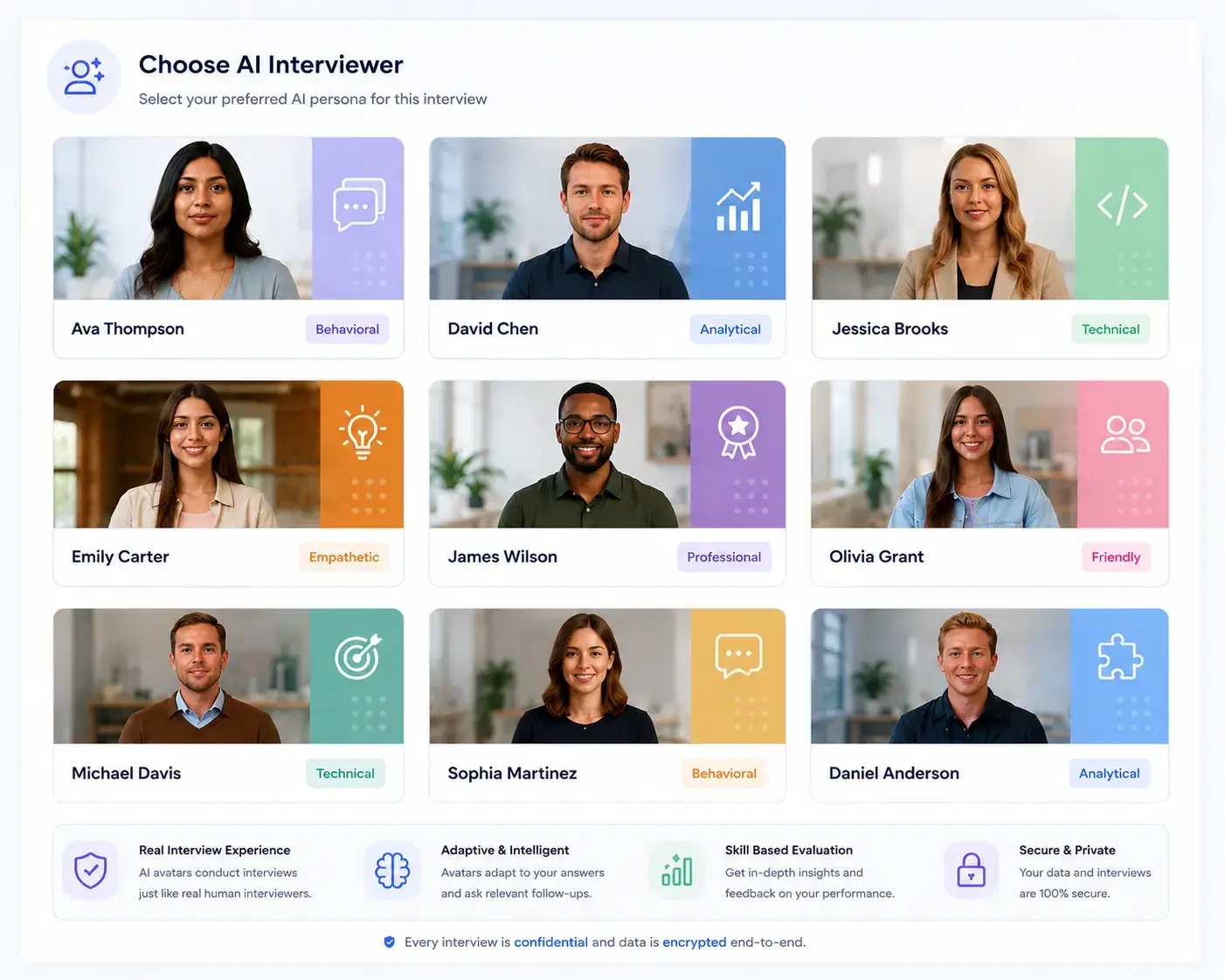 Hyper-Realistic AI Avatar Interviews